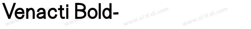 Venacti Bold字体转换